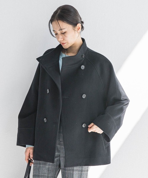 LAUTREAMONT（ロートレアモン）の「プレミアムウールカシミヤショートコート（その他アウター・レディース・キャメル/ブラック/ベージュ・7号/9号）」の22枚目の写真