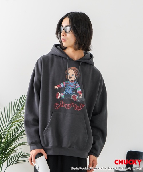 LB/S (エルビーエス)の「【CHUCKY/チャッキー】オリジナルデザイン 裏起毛パーカー フーディー CHUCKY チャッキー ティファニー(パーカー・メンズ・ブラック系その他/グレー系その他2/ベージュ系その他/ブラック系その他2・LARGE/MEDIUM/X-LARGE)」の10枚目の写真