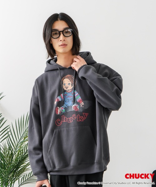 LB/S (エルビーエス)の「【CHUCKY/チャッキー】オリジナルデザイン 裏起毛パーカー フーディー CHUCKY チャッキー ティファニー(パーカー・メンズ・ブラック系その他/グレー系その他2/ベージュ系その他/ブラック系その他2・LARGE/MEDIUM/X-LARGE)」の11枚目の写真
