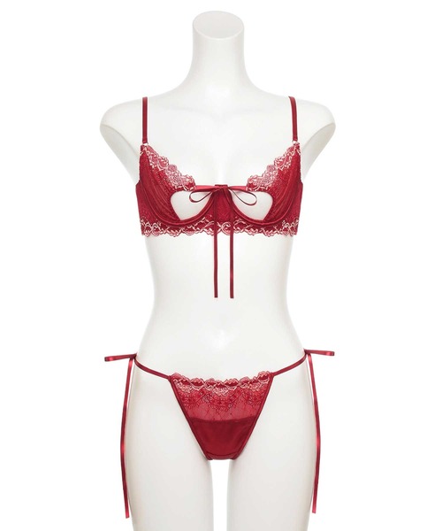 アンレースミー Tバックセット（ブラ&ショーツ）｜RAVIJOUR（ラヴィ