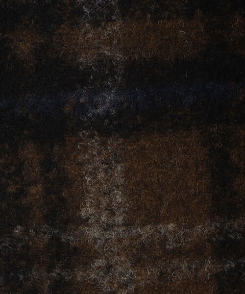 MACPHEE（マカフィー）の「ボンディングチェック ダブルブレストコート（その他アウター・レディース・ブラック系その他/ダークブラウン・36）」の12枚目の写真