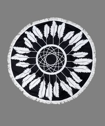 OSYAREVO（オシャレボ）の「ビーチグッズ クロス 丸型（ランチョンマット/テーブルウェア）」