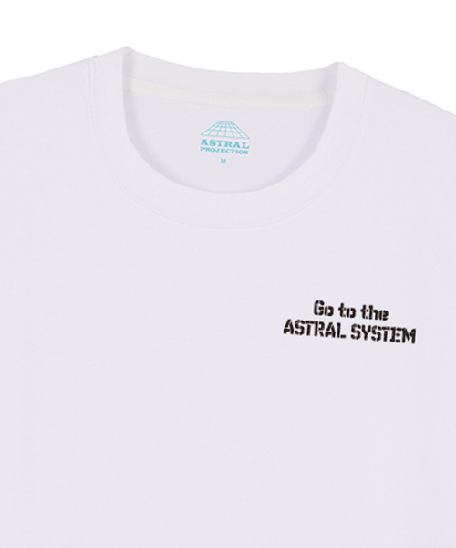 ASTRAL PROJECTION（アストラルプロジェクション）の「アストラルシステム オーバーサイズ ロングスリーブTシャツ_ホワイト（Tシャツ/カットソー・メンズ・その他・LARGE/MEDIUM/X-LARGE/XX-LARGE）」の3枚目の写真