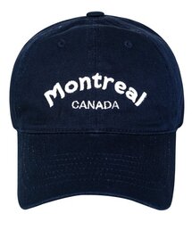 WICK（ウィック）の「Montreal CANADA Washing Cap-Navy（キャップ）」