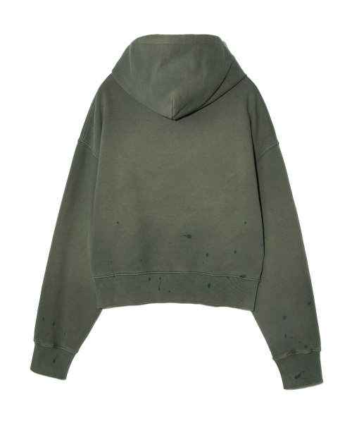 PHYSICAL DEPARTMENT（フィジカル デパートメント）の「[PHYPS&reg;&times;FRIZBEE]スプレースターテールクロップフードカーキ（パーカー・レディース・その他・FREE）」の3枚目の写真