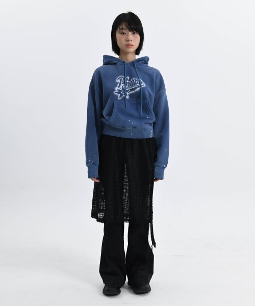 PHYSICAL DEPARTMENT（フィジカル デパートメント）の「[PHYPS&reg;&times;FRIZBEE]スプレースターテールクロップフードカーキ（パーカー・レディース・その他・FREE）」の19枚目の写真