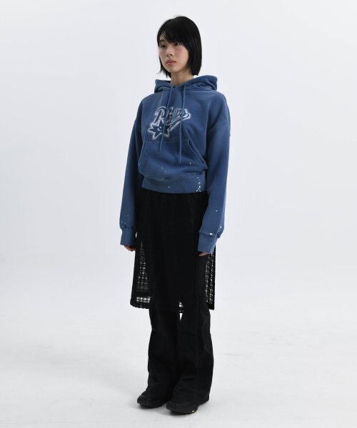PHYSICAL DEPARTMENT（フィジカル デパートメント）の「[PHYPS&reg;&times;FRIZBEE]スプレースターテールクロップフードカーキ（パーカー・レディース・その他・FREE）」の20枚目の写真