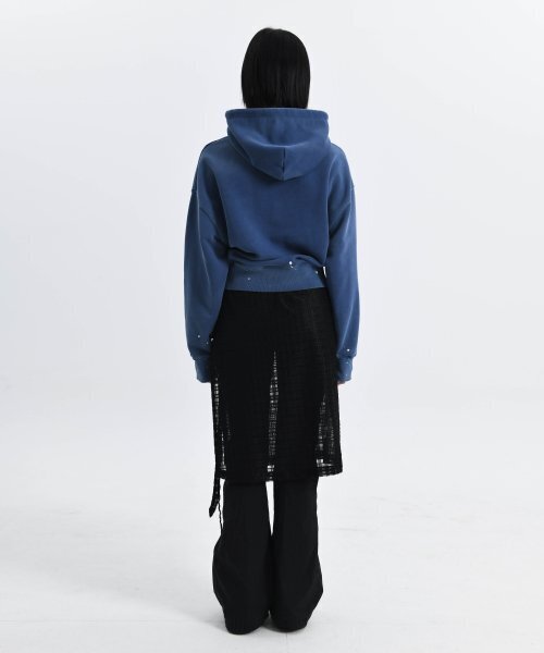 PHYSICAL DEPARTMENT（フィジカル デパートメント）の「[PHYPS&reg;&times;FRIZBEE]スプレースターテールクロップフードカーキ（パーカー・レディース・その他・FREE）」の22枚目の写真