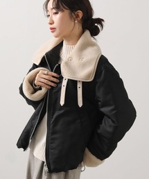 Munich | ボアカラーフライトブルゾン(ブルゾン)