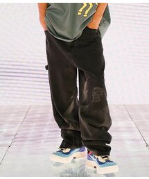 WIDE WRESTLER WASHING DENIM_BLACK