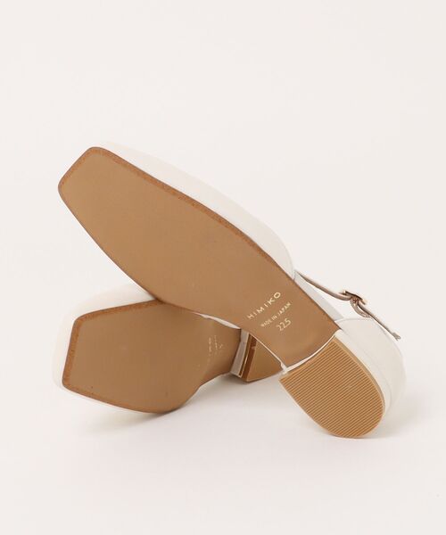 HIMIKO（ヒミコ）の「【HIMIKO】クロスベルトセパレートパンプス/661503（パンプス・レディース・ゴールド/ブラック/アイボリー・24.5cm/24.0cm/23.5cm/23.0cm/22.5cm/25.0cm/22.0cm/26.0cm/25.5cm）」の9枚目の写真