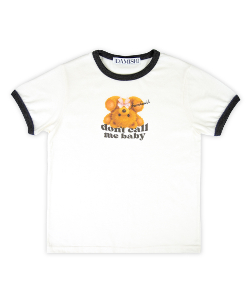 DAMISH(ダミシュ)の「リバーステディリンガーTシャツ_チャコール(Tシャツ/カットソー・レディース・チャコール・FREE)」の5枚目の写真