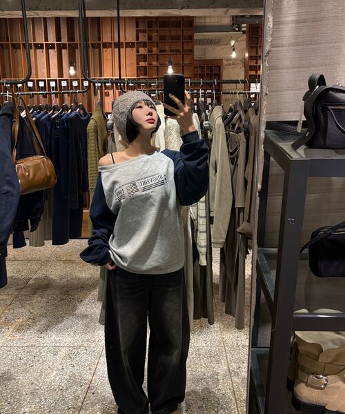 DAMISH(ダミシュ)の「クロスプリントカーブバルーンデニム_ブラック(デニムパンツ・レディース・ブラック・SMALL/MEDIUM/LARGE)」の17枚目の写真