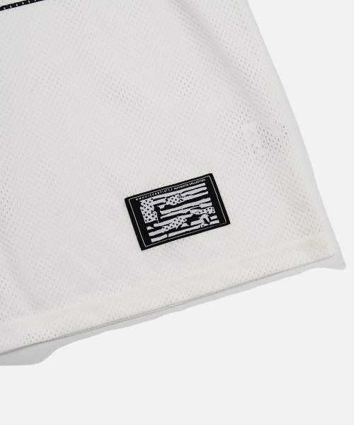 VASTIC(バスティック)の「メッシュフットボールジャージ_ホワイト(Tシャツ/カットソー・メンズ・その他・LARGE/MEDIUM/X-LARGE)」の5枚目の写真