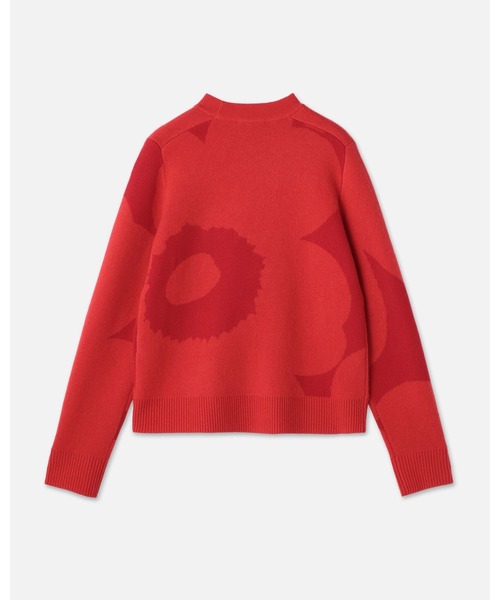marimekko（マリメッコ）の「【一部店舗・オンラインストア限定】Aukio Unikko / knit  pullover（ニット/セーター・レディース・レッド・MEDIUM/SMALL/X-SMALL）」の6枚目の写真