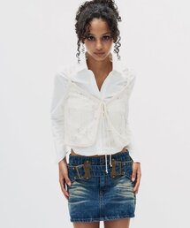 SETSETSET（セットセットセット）の「CROCHET LACE VEST（ベスト）」