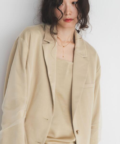サテンチュールジャケット（その他アウター）｜KBF（ケイビーエフ）の