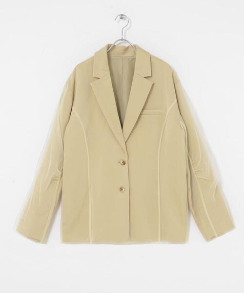 KBF（ケイビーエフ）の「サテンチュールジャケット（その他アウター・レディース・ブラウン/ベージュ・ONE）」の22枚目の写真