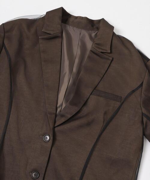 サテンチュールジャケット（その他アウター）｜KBF（ケイビーエフ）の