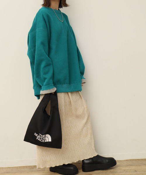 THE NORTH FACE(ザノースフェイス)の「【THE NORTH FACE/ザノースフェイス】 LINDO SHOPPER BAG MINI / リンド ショッパー バッグ ミニ(エコバッグ/サブバッグ・レディース・チャコールグレー/ブラック/クリーム・FREE)」の5枚目の写真