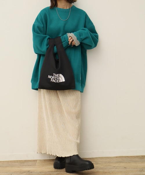 THE NORTH FACE(ザノースフェイス)の「【THE NORTH FACE/ザノースフェイス】 LINDO SHOPPER BAG MINI / リンド ショッパー バッグ ミニ(エコバッグ/サブバッグ・レディース・チャコールグレー/ブラック/クリーム・FREE)」の6枚目の写真