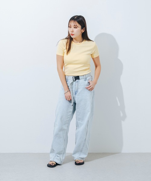 EVOL（イーボル）の「【軽量・クッション入り】メタルリングフラットトングサンダル JA5964（サンダル・レディース・ブラック/アイボリー/ブラウン/キャメル・S/M/L/LL）」の8枚目の写真