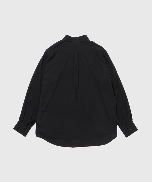 ADAM ET ROPE'（アダムエロペ）の「【NIKKE】シフォンボイル レギュラーカラーシャツ（シャツ/ブラウス・メンズ・ブラック・M/L）」の9枚目の写真