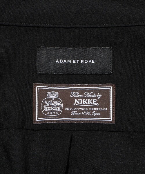 ADAM ET ROPE'（アダムエロペ）の「【NIKKE】シフォンボイル レギュラーカラーシャツ（シャツ/ブラウス・メンズ・ブラック・M/L）」の12枚目の写真