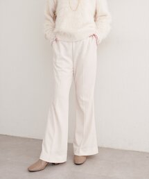 natural couture | カットジョーゼットストレッチフレアヘムパンツ(その他パンツ)