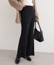 natural couture | カットジョーゼットストレッチフレアヘムパンツ(その他パンツ)