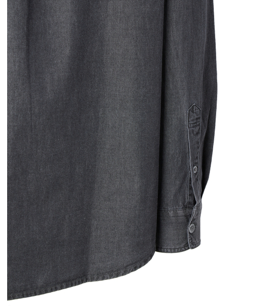 HAZZYS（ ヘジス）の「[HIS]ブラックシャンブレーシャツ（シャツ/ブラウス・メンズ・その他・SMALL/MEDIUM/LARGE）」の4枚目の写真