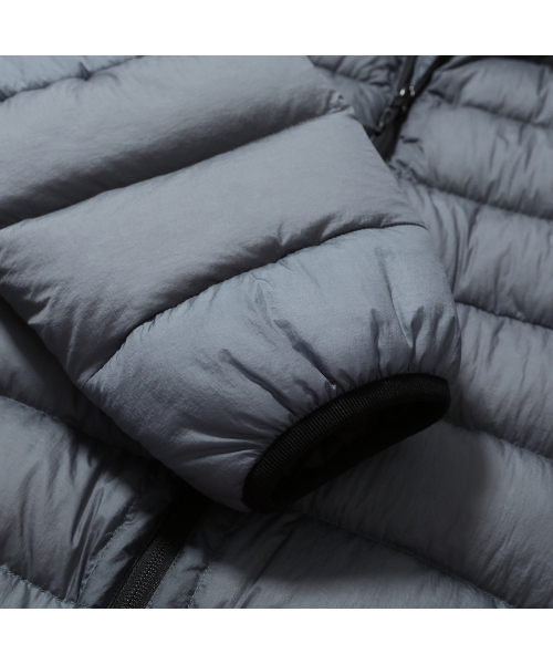 MOIF（モイフ）の「[AW25] HELIUM DOWN JACKET / SHEER DUSTY BLUE（ダウンジャケット/コート・メンズ・その他・1(S)/2(M)/3(L)）」の7枚目の写真