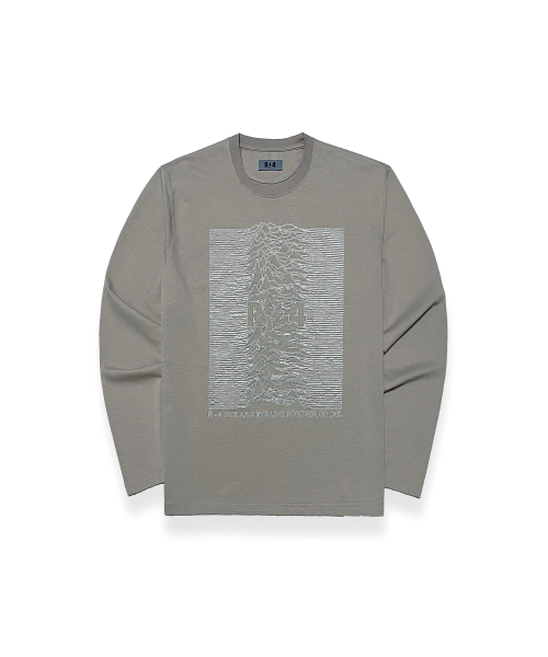 R-4(アールフォー)の「R-0015 / RRRR-WASHED LONG SLEEVE TSHIRTS(BROWN)(Tシャツ/カットソー・メンズ・ブラウン・MEDIUM/LARGE)」の1枚目の写真