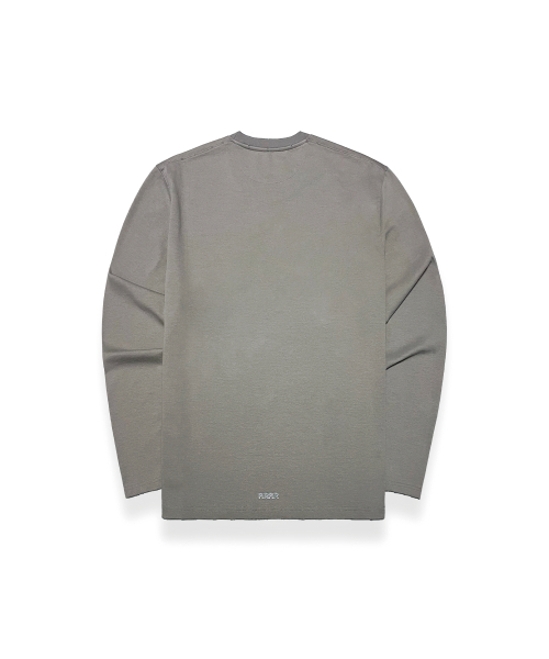 R-4(アールフォー)の「R-0015 / RRRR-WASHED LONG SLEEVE TSHIRTS(BROWN)(Tシャツ/カットソー・メンズ・ブラウン・MEDIUM/LARGE)」の2枚目の写真