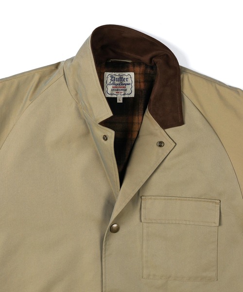 The DUFFER of ST.GEORGE（ザダファーオブセントジョージ）の「BRITISH COVERALLS JACKET：ブリティッシュ カバーオール ジャケット（カバーオール・メンズ・ブラック/ベージュ・MEDIUM/LARGE）」の12枚目の写真