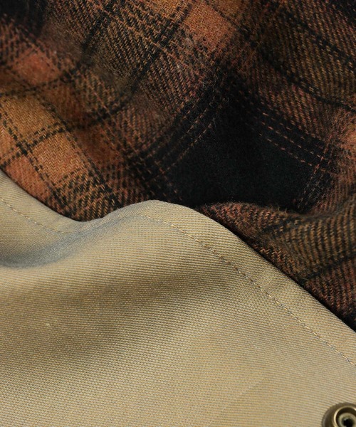 The DUFFER of ST.GEORGE（ザダファーオブセントジョージ）の「BRITISH COVERALLS JACKET：ブリティッシュ カバーオール ジャケット（カバーオール・メンズ・ブラック/ベージュ・MEDIUM/LARGE）」の16枚目の写真