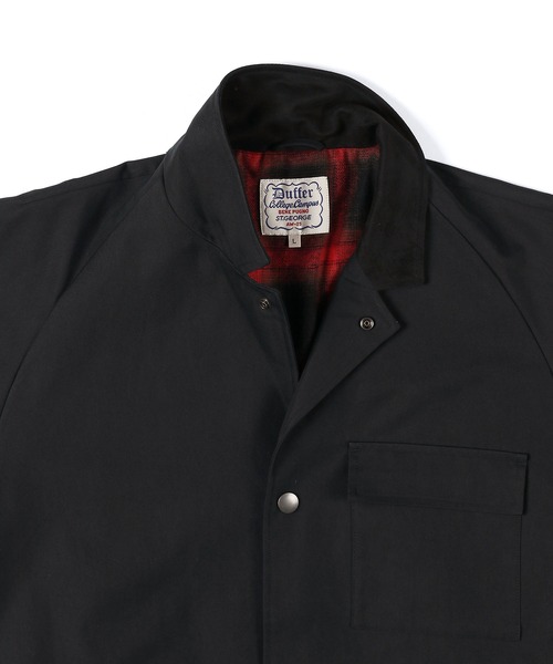The DUFFER of ST.GEORGE（ザダファーオブセントジョージ）の「BRITISH COVERALLS JACKET：ブリティッシュ カバーオール ジャケット（カバーオール・メンズ・ブラック/ベージュ・MEDIUM/LARGE）」の11枚目の写真
