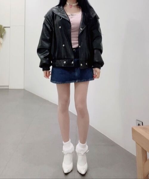 PLEASENOFOLLOW(プリーズノーフォロー)の「Bunny Snap Button Top ( Ver.1 ) (Pink)(Tシャツ/カットソー・レディース・その他・FREE)」の6枚目の写真