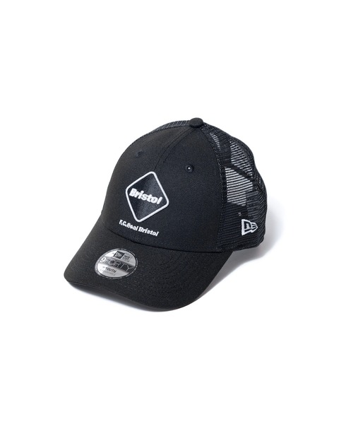 F.C.Real Bristol for Kids(エフシーレアルブリストルフォーキッズ)の「NEW ERA EMBLEM 9FORTY MESH CAP(キャップ・キッズ・ブラック・FREE)」の1枚目の写真
