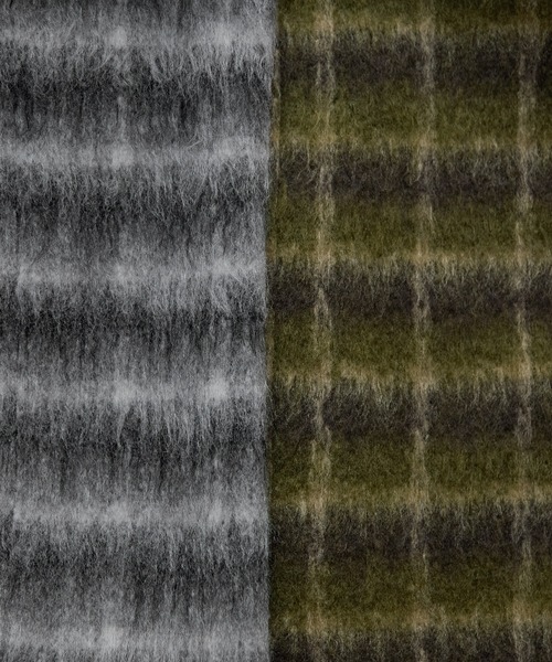 etoll.(エトル)の「チェックシャギーコクーンスリーブジャケット(ブルゾン・レディース・ブラック/カーキ・FREE)」の21枚目の写真