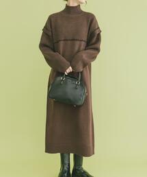ITEMS URBANRESEARCH | ハイネックステッチニットワンピース(ワンピース)