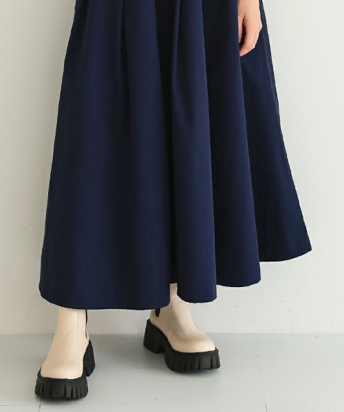 セール】【FU-FU de ODEKAKE /rina×Donobanコラボ】撥水タックフレア