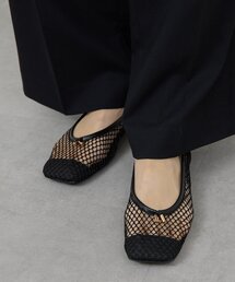 ブラック メッシュ フラットシューズ 人気のメッシュフラットパンプスに新色が登場 - 銀座ワシントン 公式