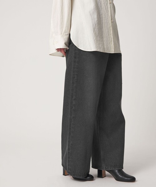 CITEN（シテン）の「＜CITEN＞エッセンシャルバギーデニム（デニムパンツ・レディース・ライトブルー/ブラック/コバルトブルー・L/S/M）」の6枚目の写真