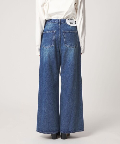 CITEN（シテン）の「＜CITEN＞エッセンシャルバギーデニム（デニムパンツ・レディース・ライトブルー/ブラック/コバルトブルー・L/S/M）」の12枚目の写真