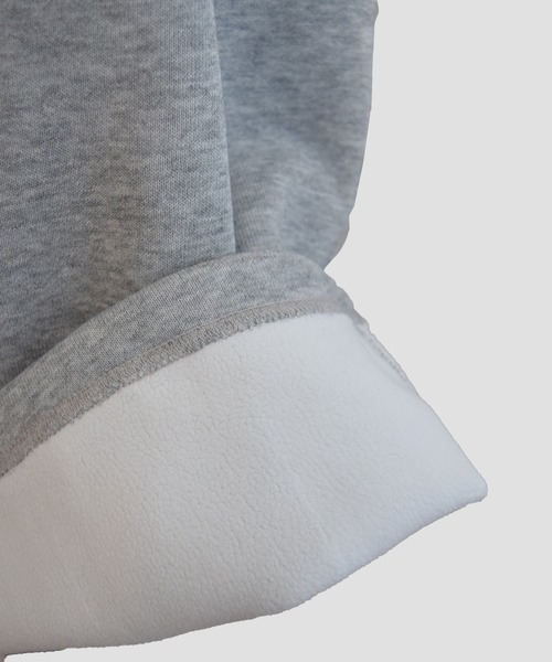 Marient（マリエント）の「ダブルコード裏起毛カーブスウェットPT（スウェットパンツ・レディース・グレー/ブラック・FREE）」の18枚目の写真