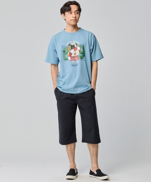 KRIFF MAYER（クリフメイヤー）の「【汗染み防止･軽撥水】ウェットプロテクトT(パグ89)（Tシャツ/カットソー・メンズ・ブルー/グレー/オフホワイト/ネイビー/マスタード/チャコール・X-LARGE/LARGE/MEDIUM）」の8枚目の写真