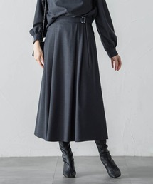LAUTREAMONT（ロートレアモン）の「ウールブレンドストレッチフレアスカート≪セットアップ対応/手洗い可能≫（スカート）」