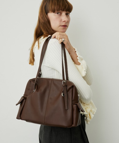 セール】サイドポケットミニボストンバッグ/トートバッグ（トート