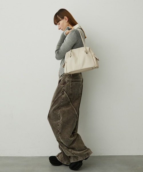 セール】サイドポケットミニボストンバッグ/トートバッグ（トート